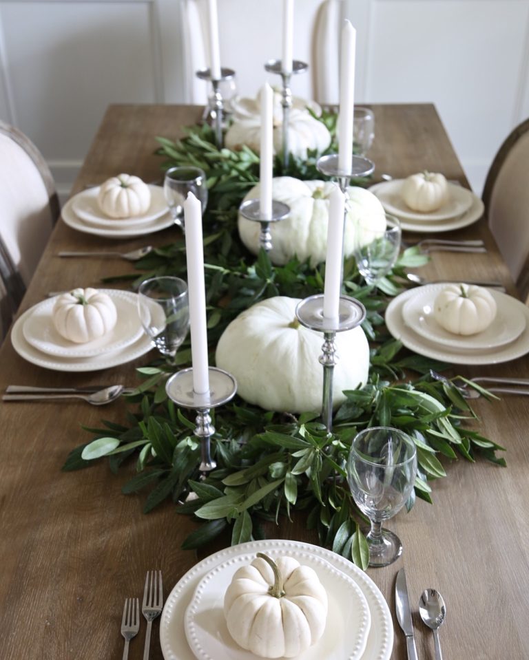 Neutral Fall Table Style - Cape Cod Farmhouse - Cambridge Home Company